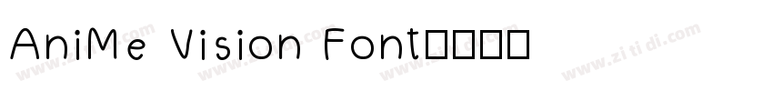AniMe Vision Font字体转换